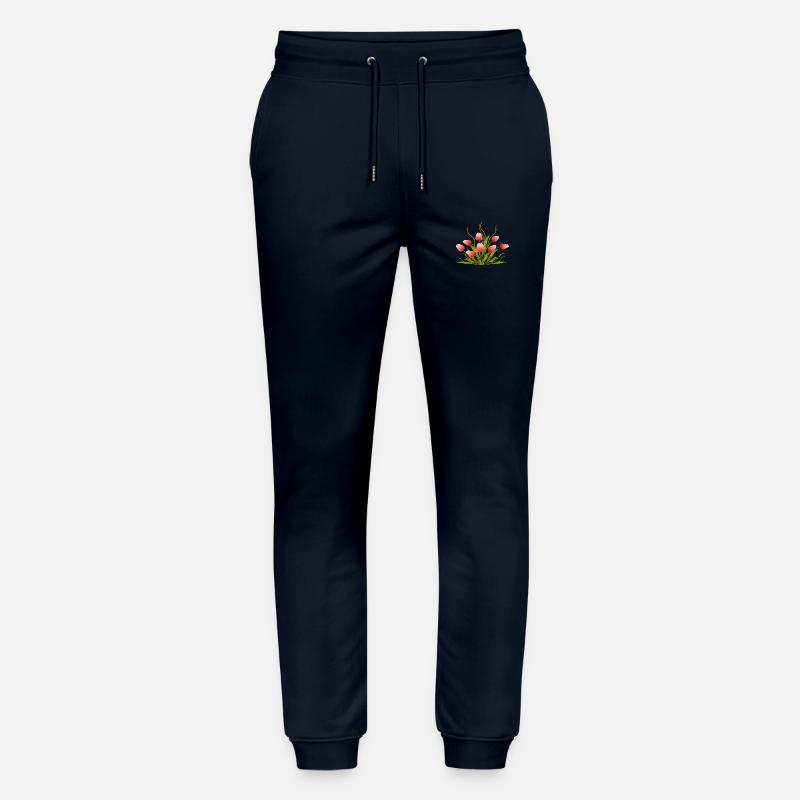 Blumen - Stanley/Stella Unisex Bio Jogginghose Mover  - Navy