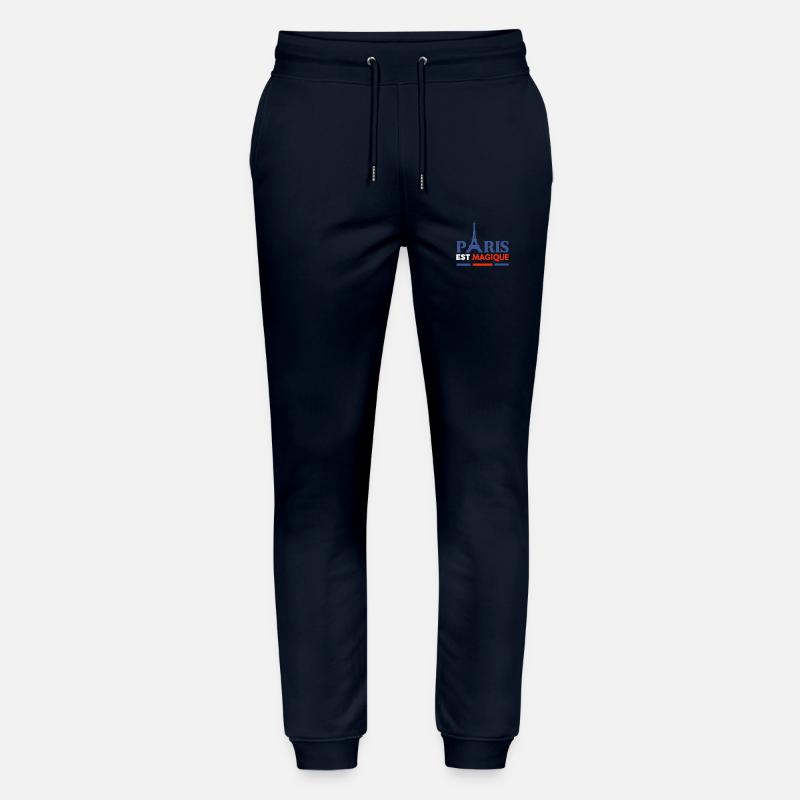 Paris magique – A tour Eiffel - Pantalon de jogging bio MOVER Stanley/Stella unisexe - marine