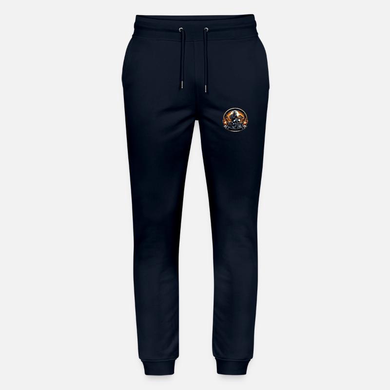 Motorrad Logo - Stanley/Stella Unisex Bio Jogginghose Mover  - Navy