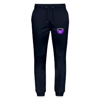 Erzgebirge meine Haamit - Stanley/Stella Unisex Bio Jogginghose Mover  - Navy - Vorne - Marisol (170cm) & Nik (191cm)