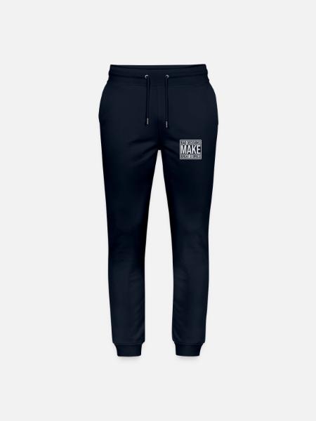 bad decisions great stories - Stanley/Stella Mover Unisex Organic Jogging Trousers - navy