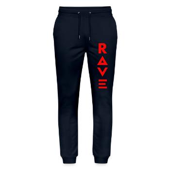 Rave - Stanley/Stella Unisex Bio Jogginghose Mover  - Navy - Vorne - Marisol (170cm) & Nik (191cm)