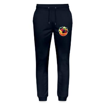 Fruit salad faces - Stanley/Stella Unisex Bio Jogginghose Mover  - Navy - Vorne - Marisol (170cm) & Nik (191cm)