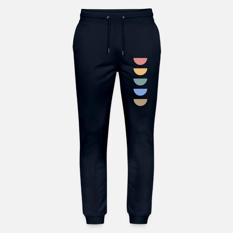 Retro Farb Design - Stanley/Stella Unisex Bio Jogginghose Mover  - Navy