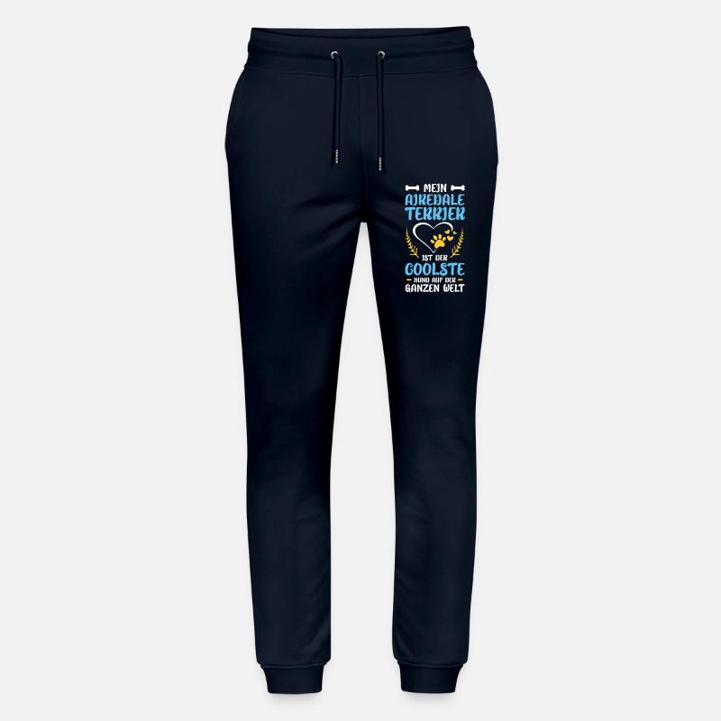 Mein Terrier Coolster Hund - Stanley/Stella Unisex Bio Jogginghose Mover  - Navy