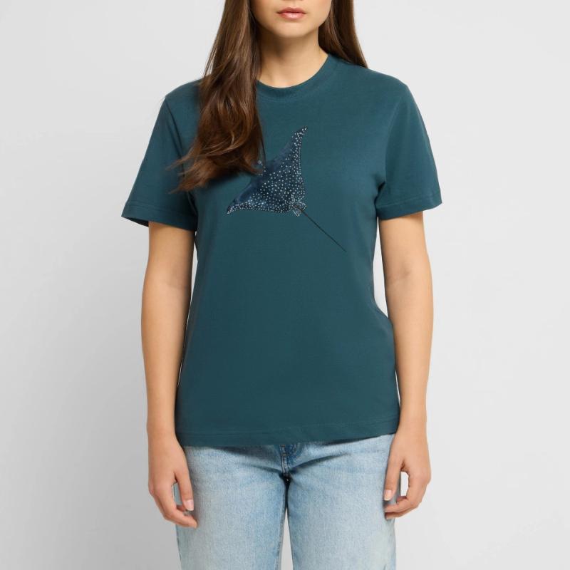 Rays Eagle Rays Stingrays Reef Diving  RELAXED FIT Unisex Organic T-Shirt