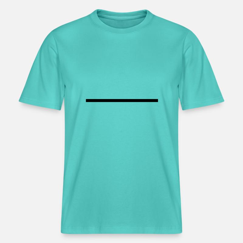 Straight Forward -  T-shirt unisexe RELAXED FIT en coton bio - bleu piscine