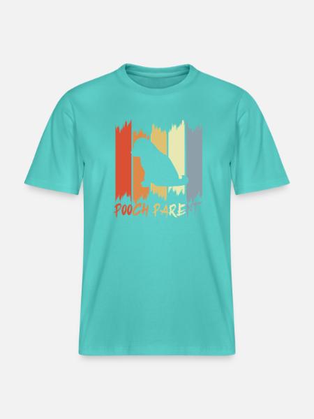 Hundebesitzer - RELAXED FIT Unisex Organic T-Shirt - Poolblau