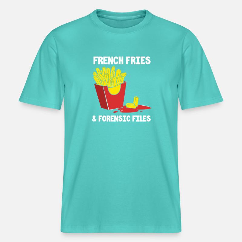 Forensics Forensic Experts - RELAXED FIT Unisex Organic T-Shirt - pool blue
