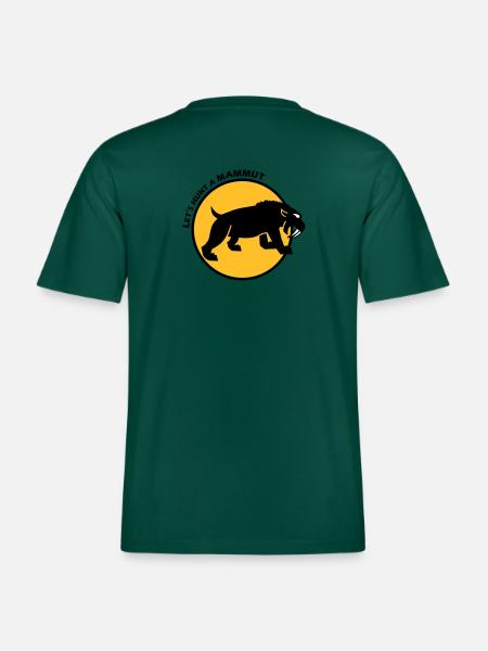 Saber-tooth tiger -  RELAXED FIT Unisex Organic T-Shirt - forest