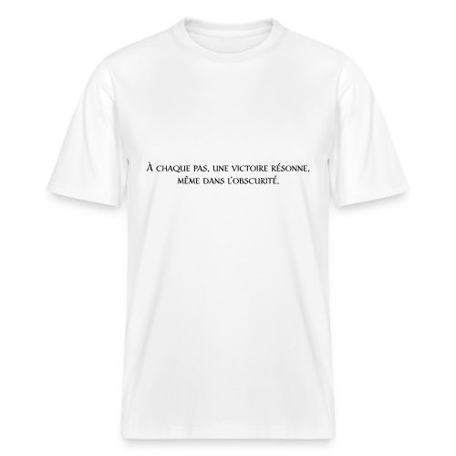 Texte Victoire - T-shirt bio décontracté SPARKER 2.0 Stanley/Stella Unisexe
