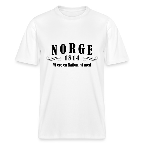 Norge 1814 - Stanley/Stella Sparker 2.0 relaxed fit økologisk unisex T-skjorte
