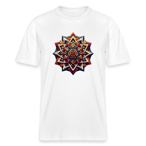 Kunterli - Color Explosion Mandala - Stanley/Stella Sparker 2.0 Relaxed Fit Unisex Organic T-Shirt