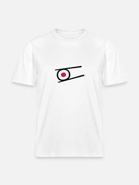 Sushi - RELAXED FIT Unisex Organic T-Shirt - Weiß