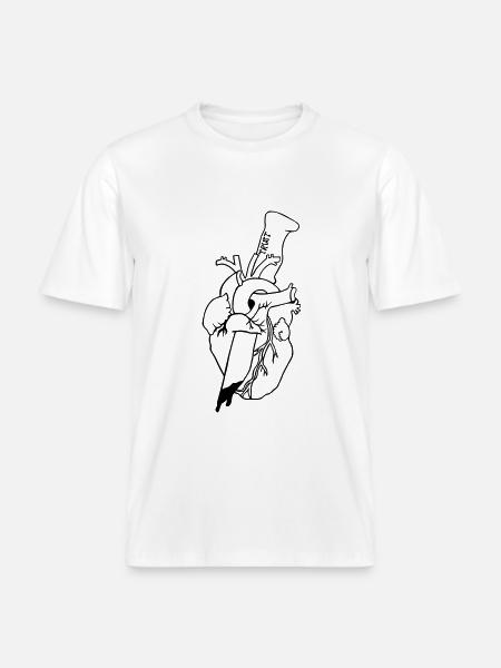 trust - RELAXED FIT Unisex Organic T-Shirt - Weiß
