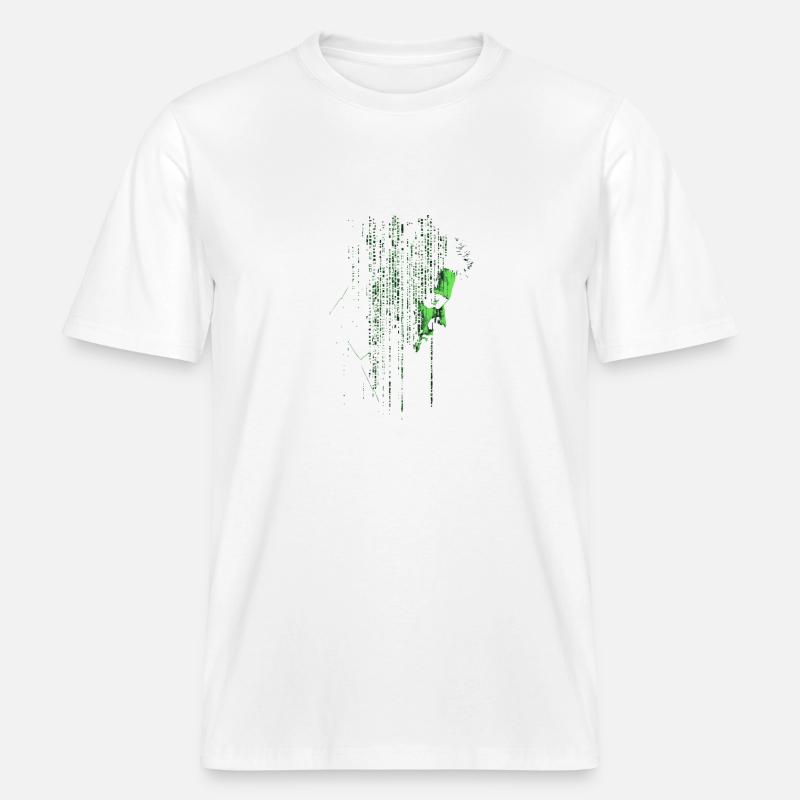 Hackerdesign, Programmierung, Hacker -  RELAXED FIT Unisex Organic T-Shirt - Weiß