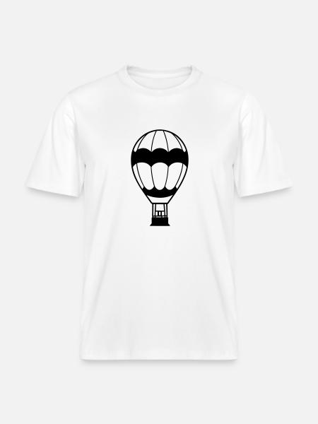 Luftballon - RELAXED FIT Unisex Organic T-Shirt - Weiß