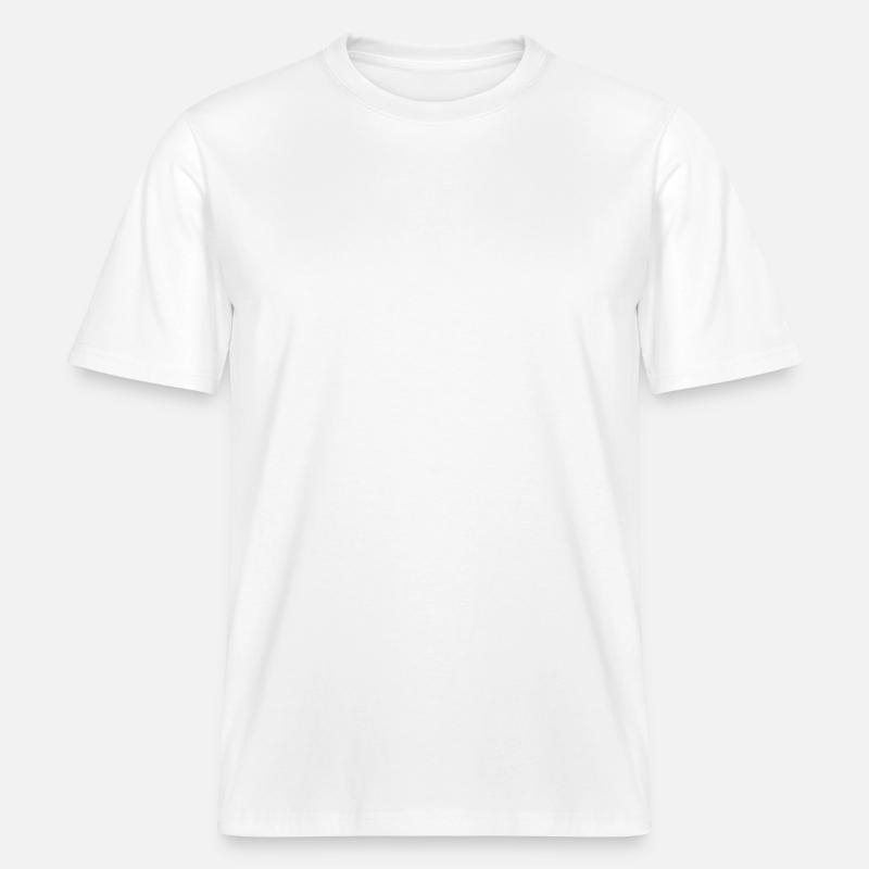 Echecs - Evolution -  T-shirt unisexe RELAXED FIT en coton bio - blanc