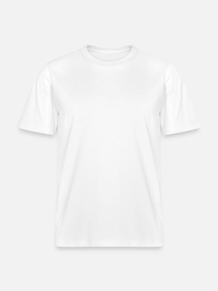 EVOLUTION tennis star wimbledon -  RELAXED FIT Unisex Organic T-Shirt - white