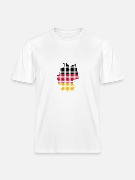 Germany -  RELAXED FIT Unisex Organic T-Shirt - white