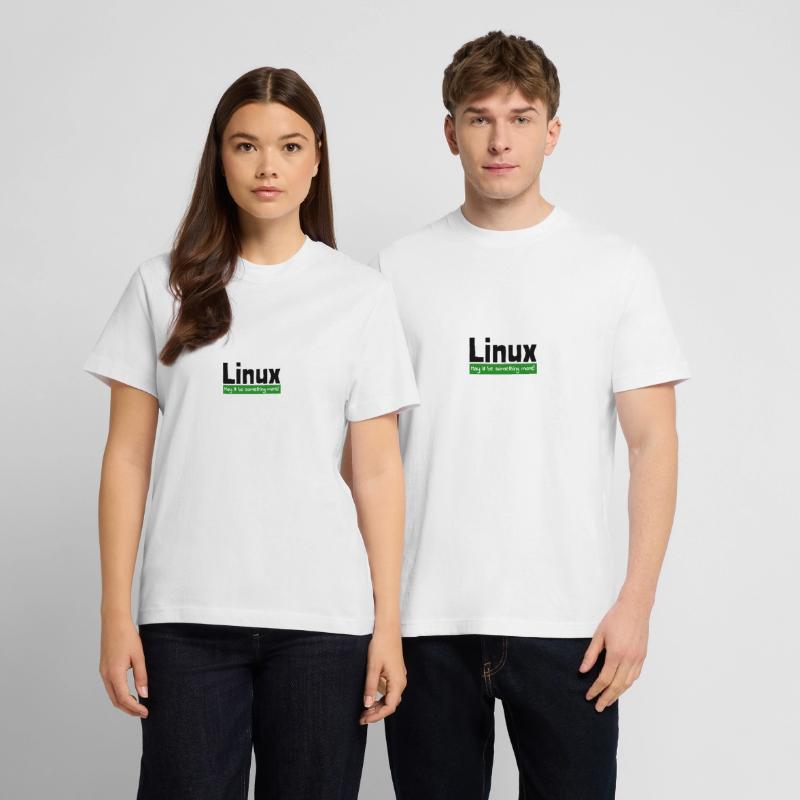 Linux Computer Computerarbeit witzige Sprüche Nerd  RELAXED FIT Unisex Organic T-Shirt