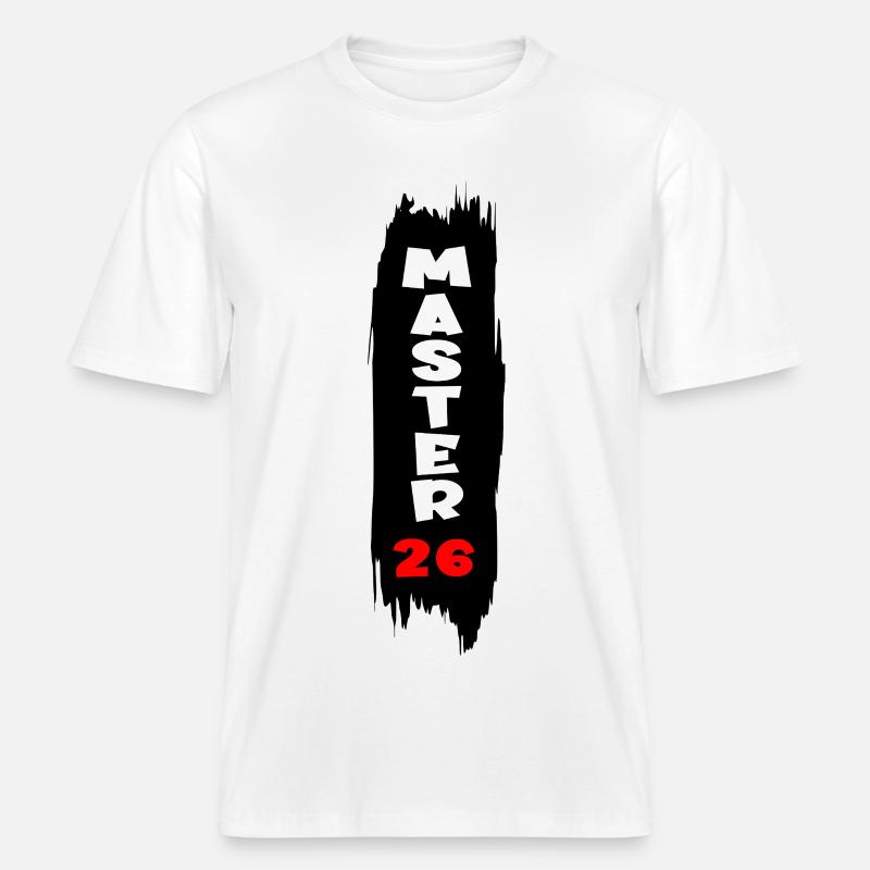 Master 2026 -  RELAXED FIT Unisex Organic T-Shirt - white