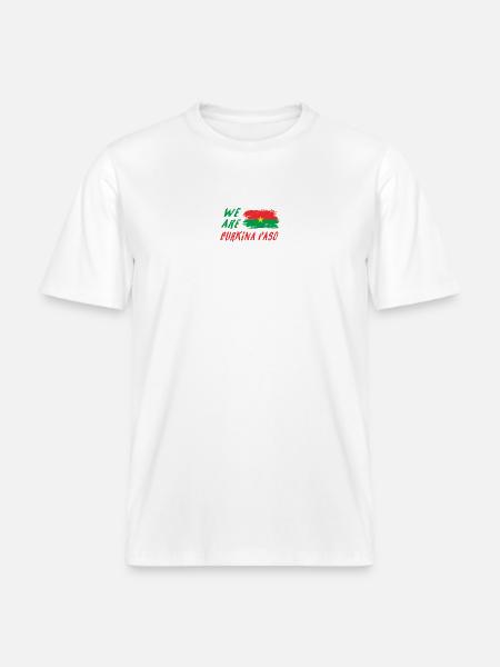 We are Burkina Faso - RELAXED FIT Unisex Organic T-Shirt - white
