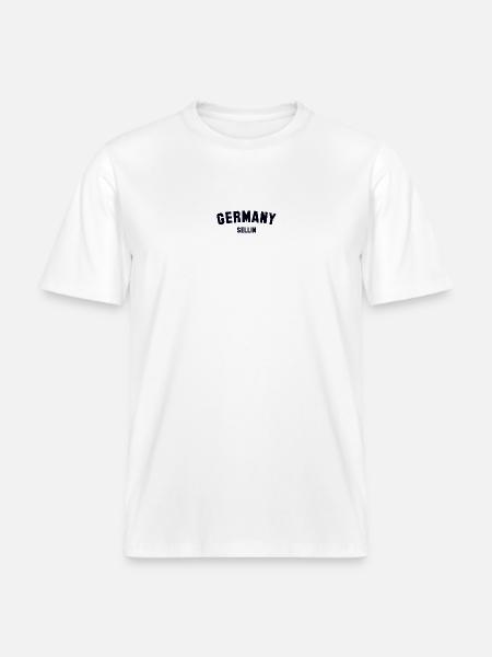 SELLIN Germany -  RELAXED FIT Unisex Organic T-Shirt - Weiß