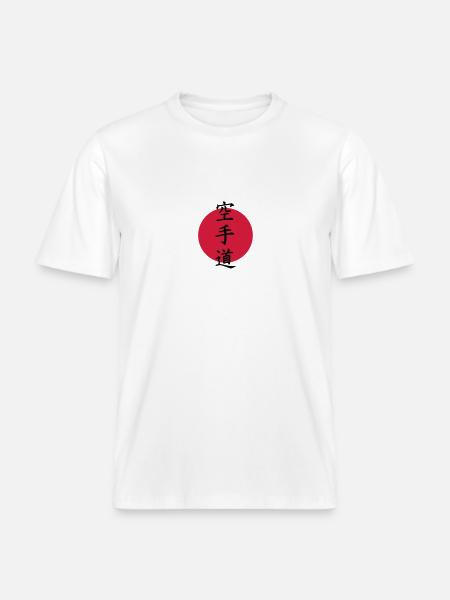 Karate - RELAXED FIT Unisex Organic T-Shirt - white