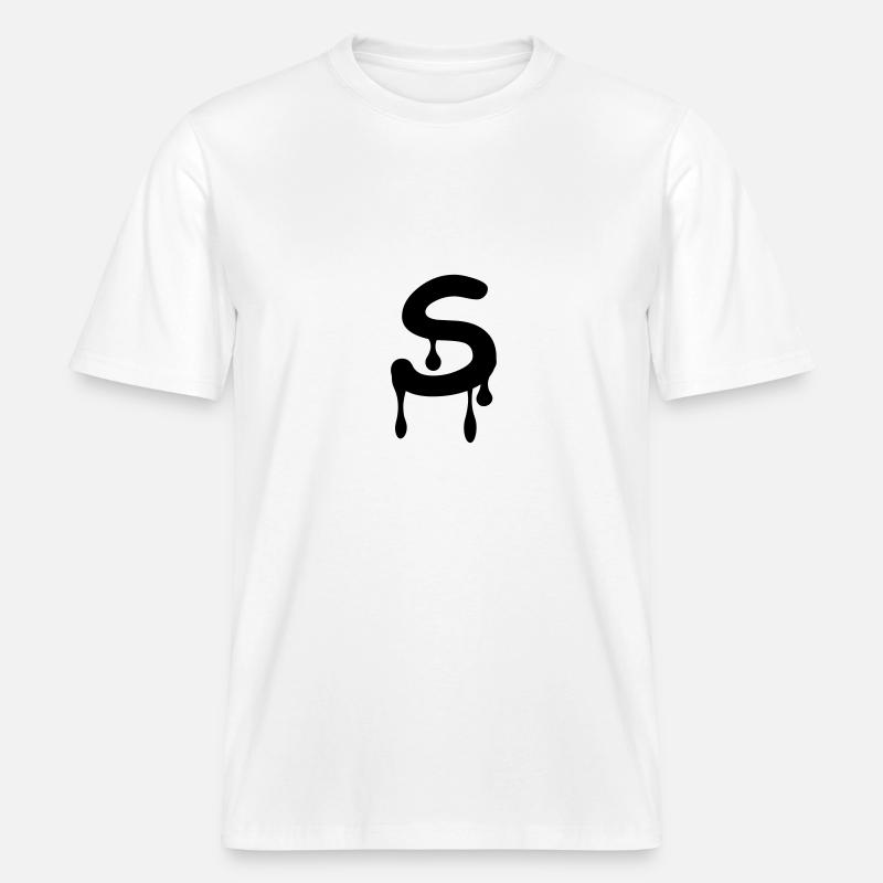 s_comic_graffiti -  T-shirt unisexe RELAXED FIT en coton bio - blanc