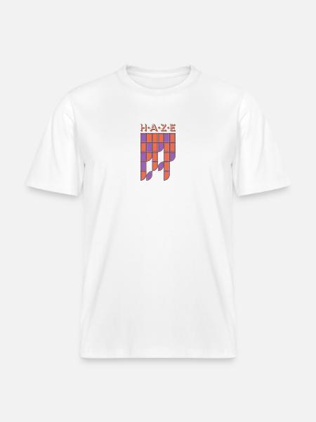 Lettering graphic - RELAXED FIT Unisex Organic T-Shirt - white