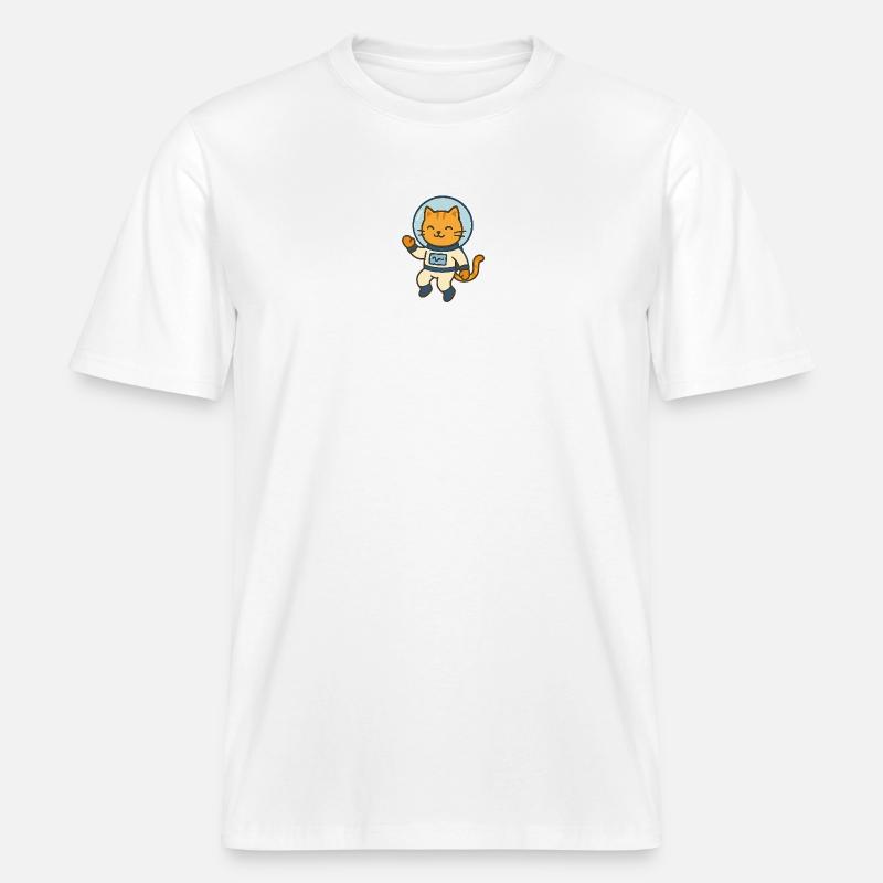 Astrocat -  RELAXED FIT Unisex Organic T-Shirt - white