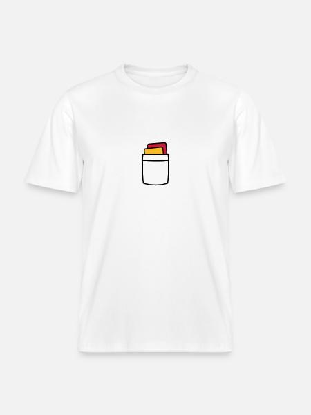 Referee - RELAXED FIT Unisex Organic T-Shirt - white