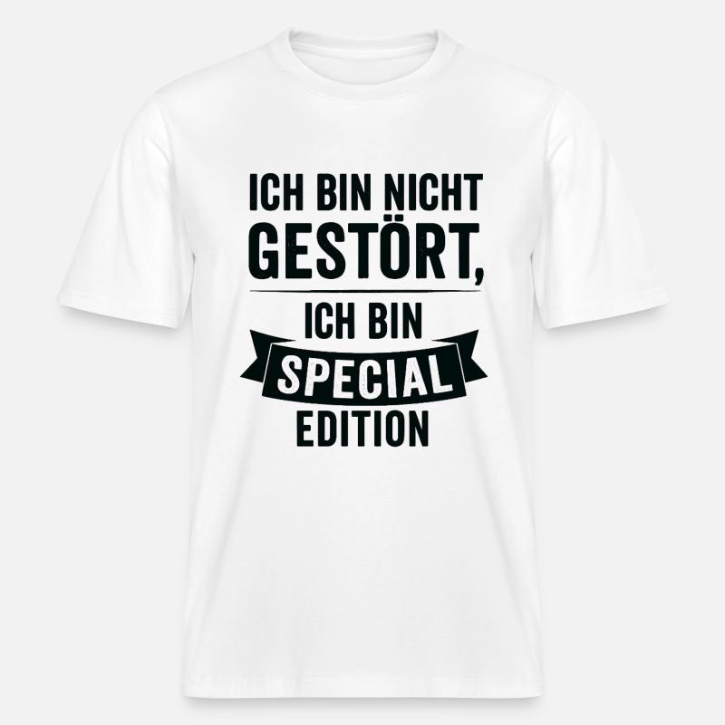 Ich bin Special Edition - RELAXED FIT Unisex Organic T-Shirt - Weiß