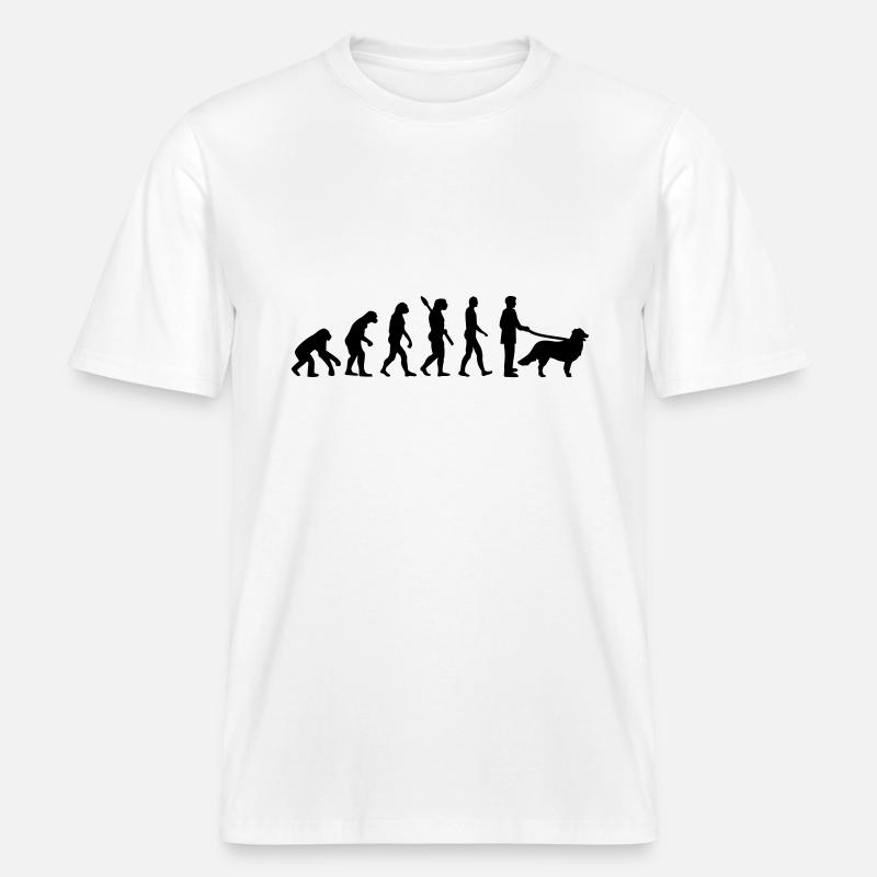 Bernese mountain -  T-shirt unisexe RELAXED FIT en coton bio - blanc