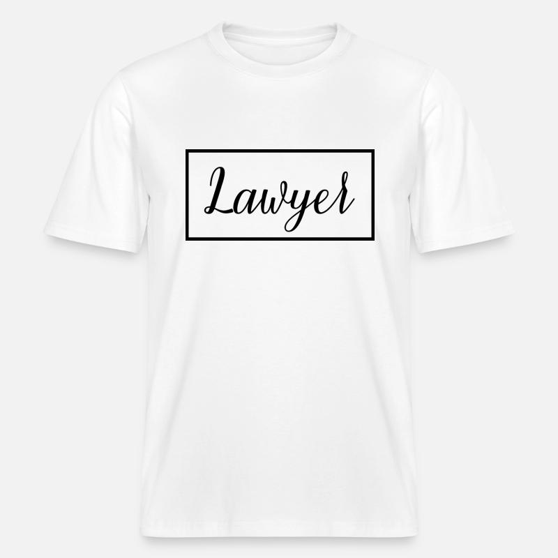 Rechtsanwalt stolzer Absolvent der Anwaltsschule - RELAXED FIT Unisex Organic T-Shirt - Weiß