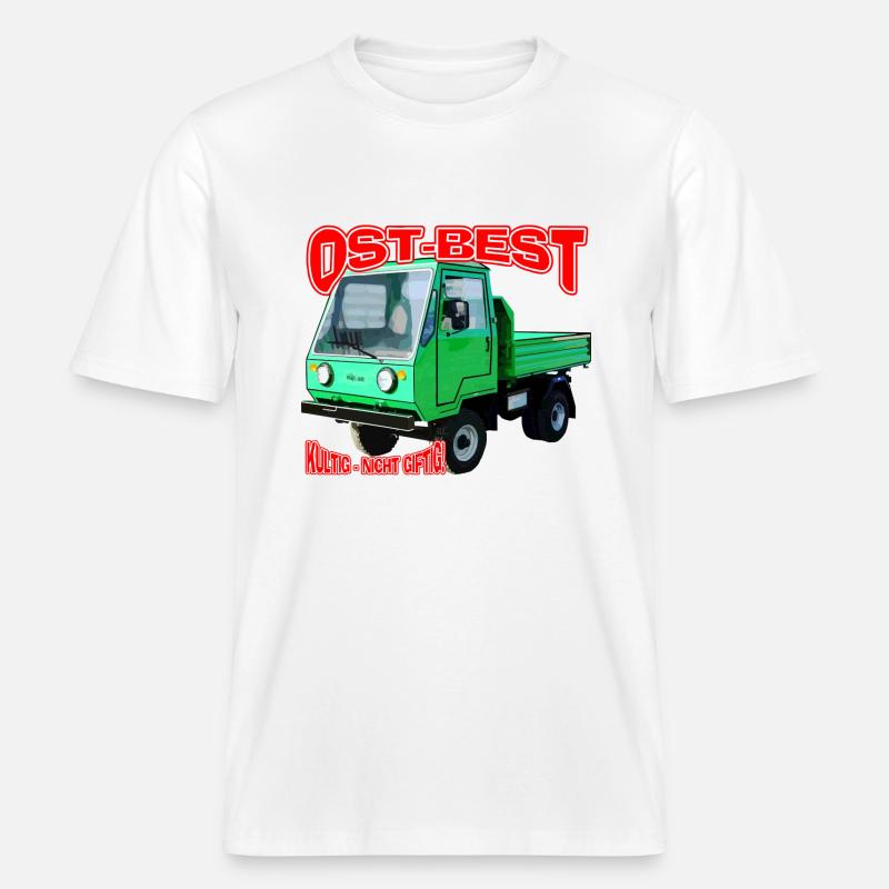 Multicar M25 bunt -  RELAXED FIT Unisex Organic T-Shirt - Weiß