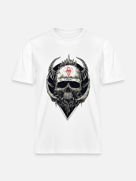 ROCK COLLECTION 2017 -  RELAXED FIT Unisex Organic T-Shirt - white