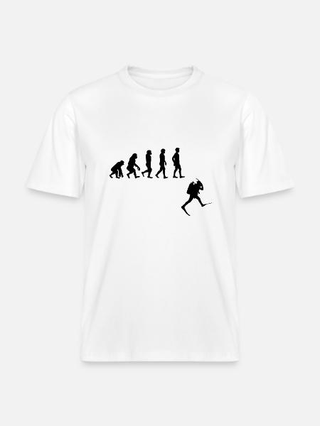 Evolution Freitauchen Freitauchen Plongée - RELAXED FIT Unisex Organic T-Shirt - Weiß