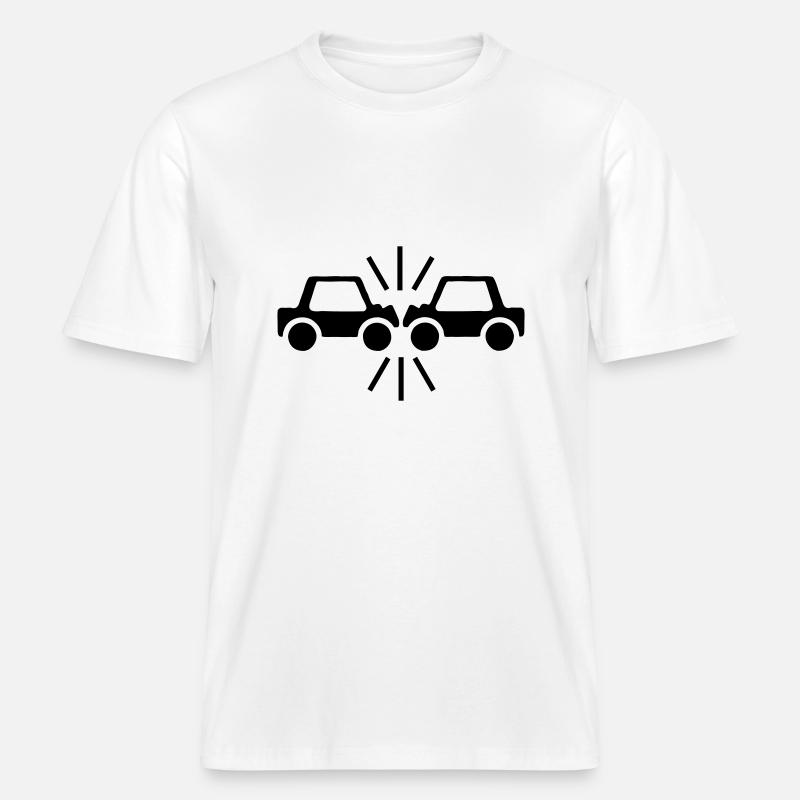 affecté -  T-shirt unisexe RELAXED FIT en coton bio - blanc