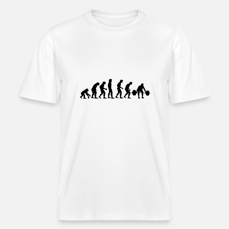 athletics evolution -  RELAXED FIT Unisex Organic T-Shirt - white