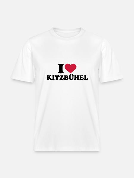 Kitzbühel - RELAXED FIT Unisex Organic T-Shirt - Weiß