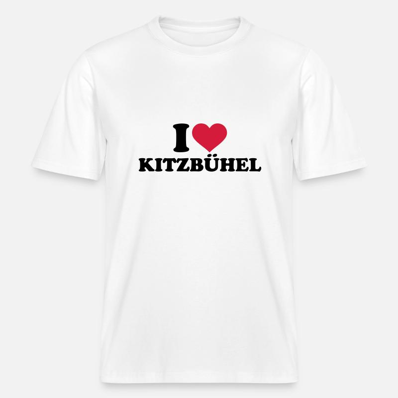 Kitzbühel -  RELAXED FIT Unisex Organic T-Shirt - Weiß