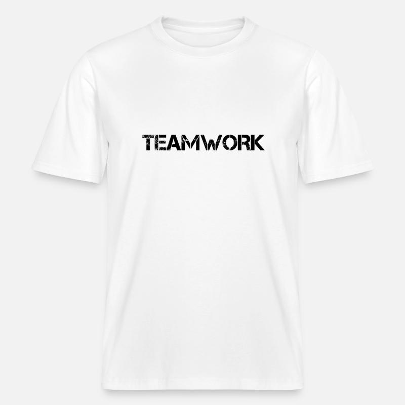 Teamwork Group Teamwork -  RELAXED FIT Unisex Organic T-Shirt - white