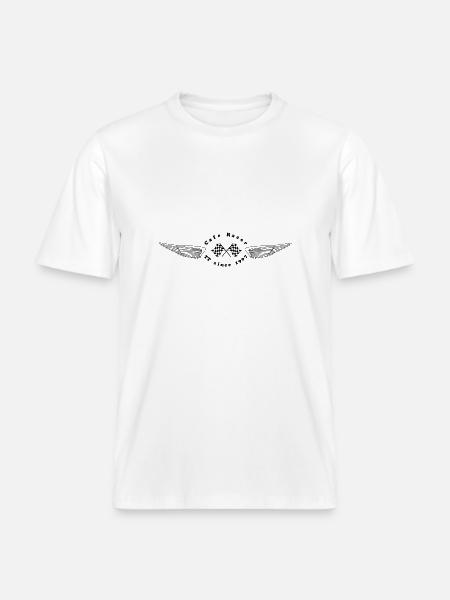Cafe Racer -  RELAXED FIT Unisex Organic T-Shirt - Weiß