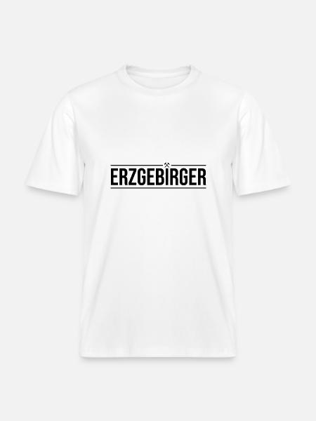 Erzgebirger Heimat Liebe -  RELAXED FIT Unisex Organic T-Shirt - Weiß