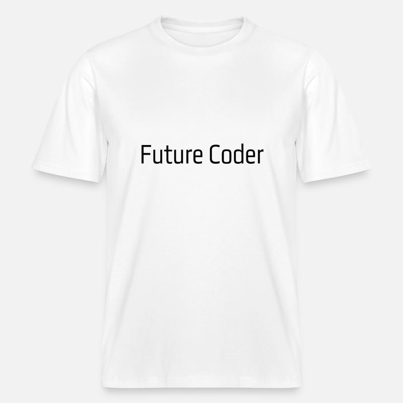Future Coder -  RELAXED FIT Unisex Organic T-Shirt - white