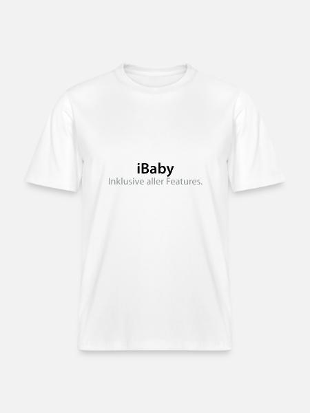 iBaby - RELAXED FIT Unisex Organic T-Shirt - Weiß