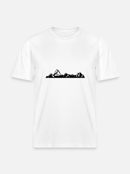 Switzerland - Matterhorn - zermatt - swiss - RELAXED FIT Unisex Organic T-Shirt - white