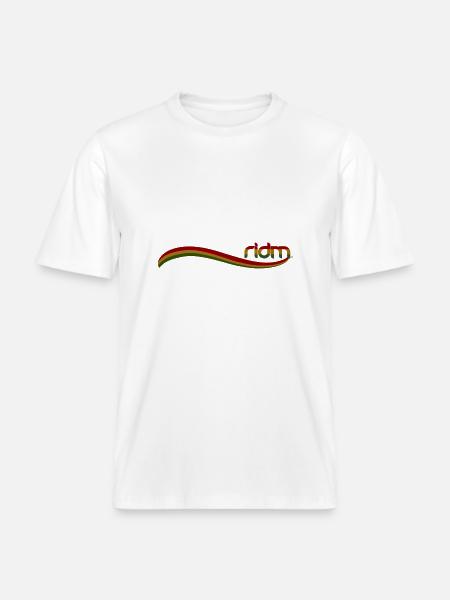 Drapeau RIDM -  T-shirt unisexe RELAXED FIT en coton bio - blanc